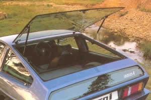 Fixed head rear glass Fixed head rear glass
