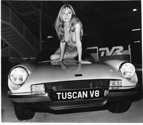 TVR Tuscan at the 1971 Earls Court Motor Show